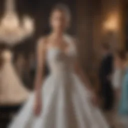 Exquisite Elie Saab Wedding Dress Rental Display