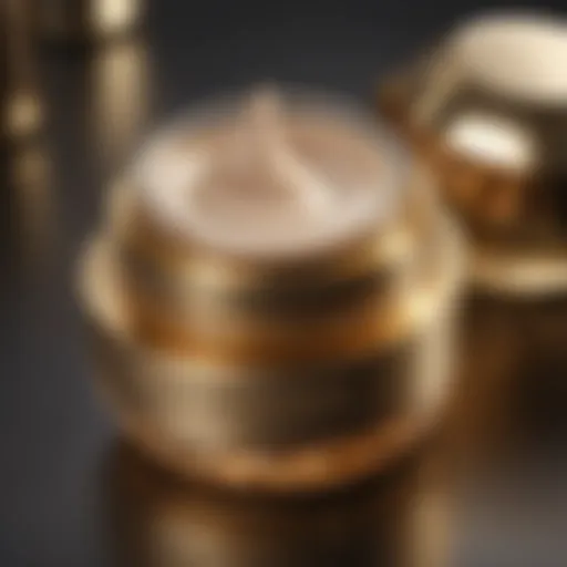 Luxurious Eye Cream Packaging in Gold