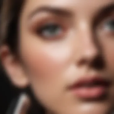 Precision in Action Precise application technique of Lancome eye roller