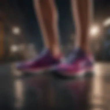 Performance in Action: Comfort of Under Armour Running Shoes A female runner demonstrating the comfort and performance of Under Armour running shoes during a jog.