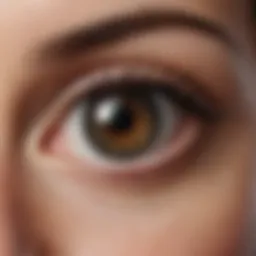 Illustration of ocular anatomy highlighting asymmetrical eye size