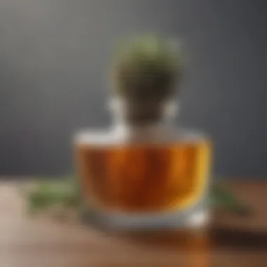 Natural Remedies for Hair Health Natural remedies for dry hairline displayed on a wooden table