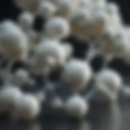 Chemical structure of niacinamide showcasing its molecular properties.