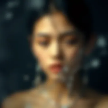 Abstract representation of emotional depth and complexity