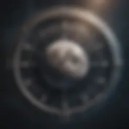 Astrological chart depicting Moon and Rising signs