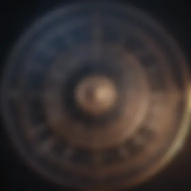 Astrological Indicators Decoding Astrological chart with intricate symbols