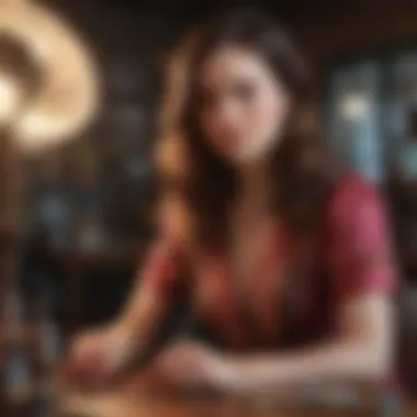 Artistic Expression: Crafting Her Unique Story A beautifully handcrafted art piece that reflects her personality