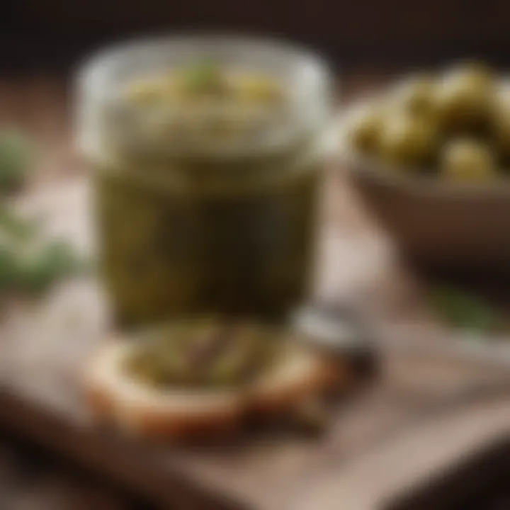 Mediterranean Inspired Green Olive Tapenade