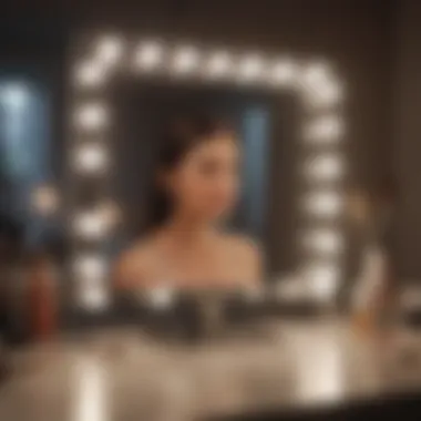 Luxury Vanity Mirror lighting up beauty routine